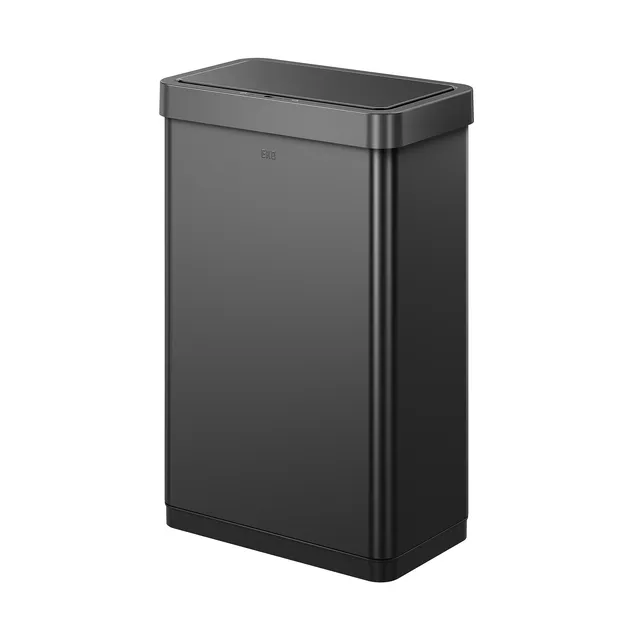 eko-mirage-x-80-liter-21-1-gallon-motion-sensor-trash-can-matte-black-anti-finge image 1