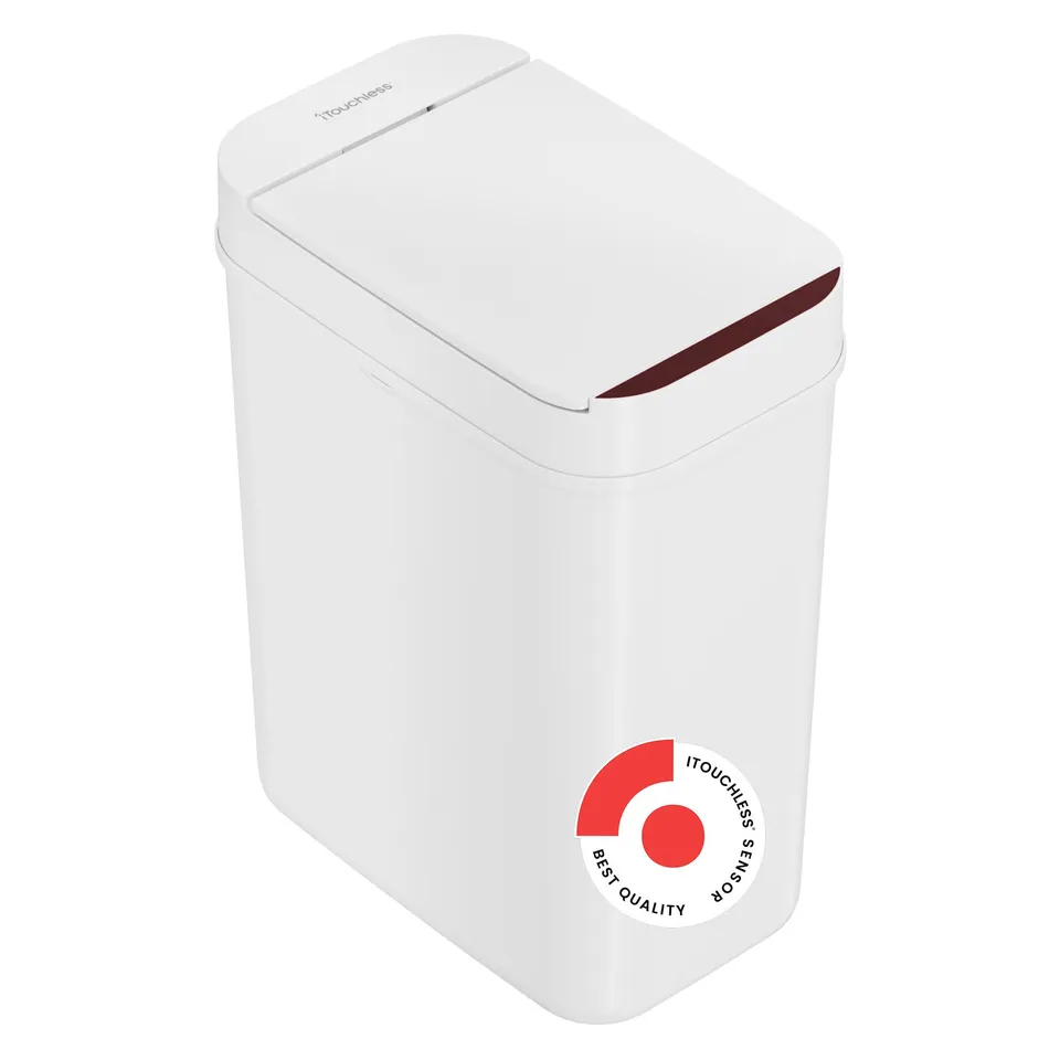 itouchless-3-gallon-sensor-bathroom-trash-can-with-odor-filter image 1