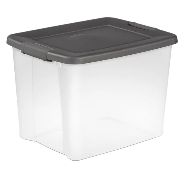 sterilite-shelftotes-50-quart-clear-latched-stacking-plastic-storage-container-w image 1