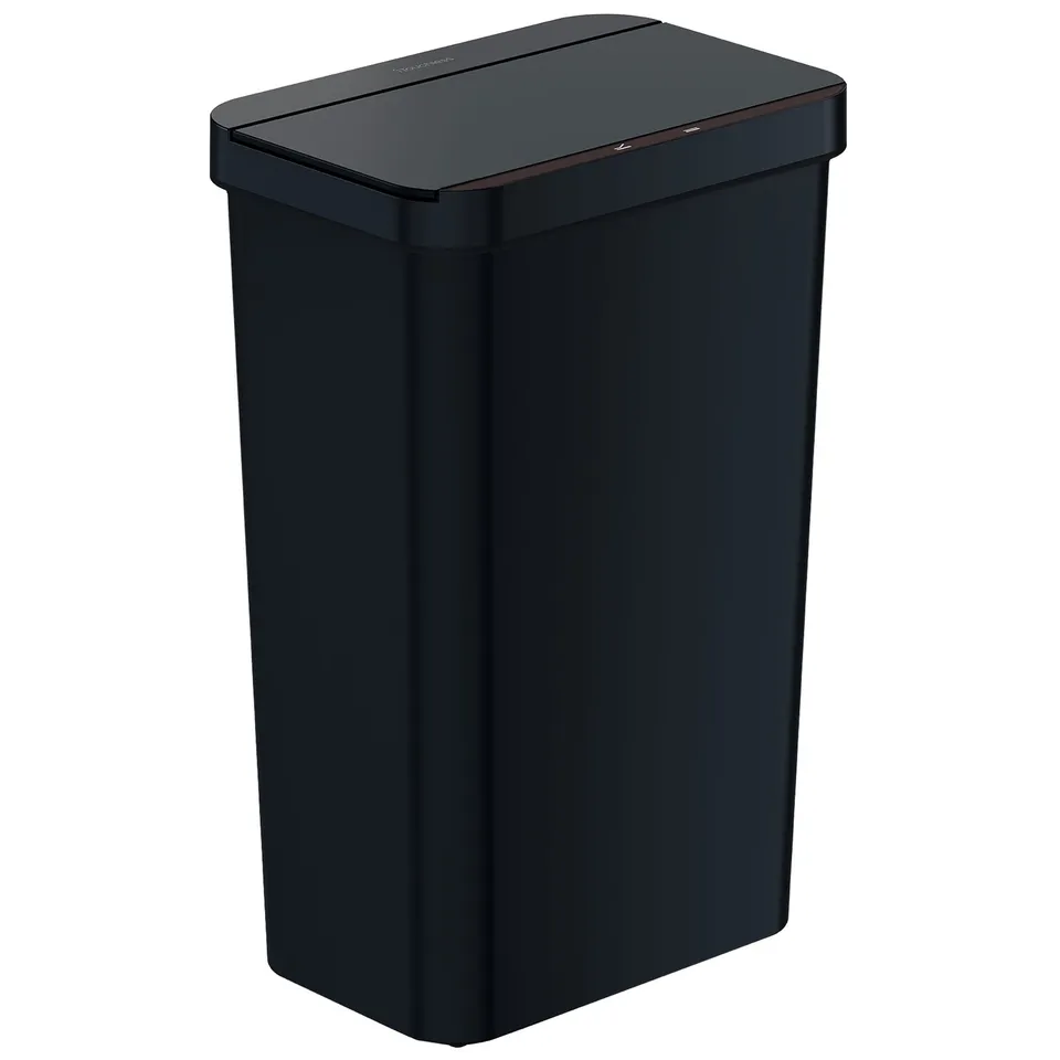 itouchless-prime-13-2-gallon-50-liter-black-plastic-touchless-sensor-trash-can-w image 1