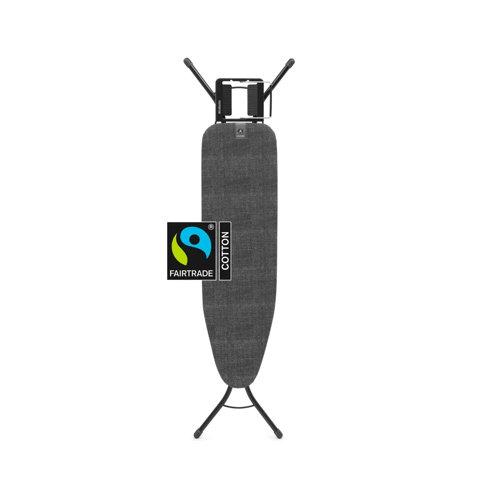 brabantia-compact-ironing-board-with-adjustable-steam-iron-rest-small-size-a-den image 1