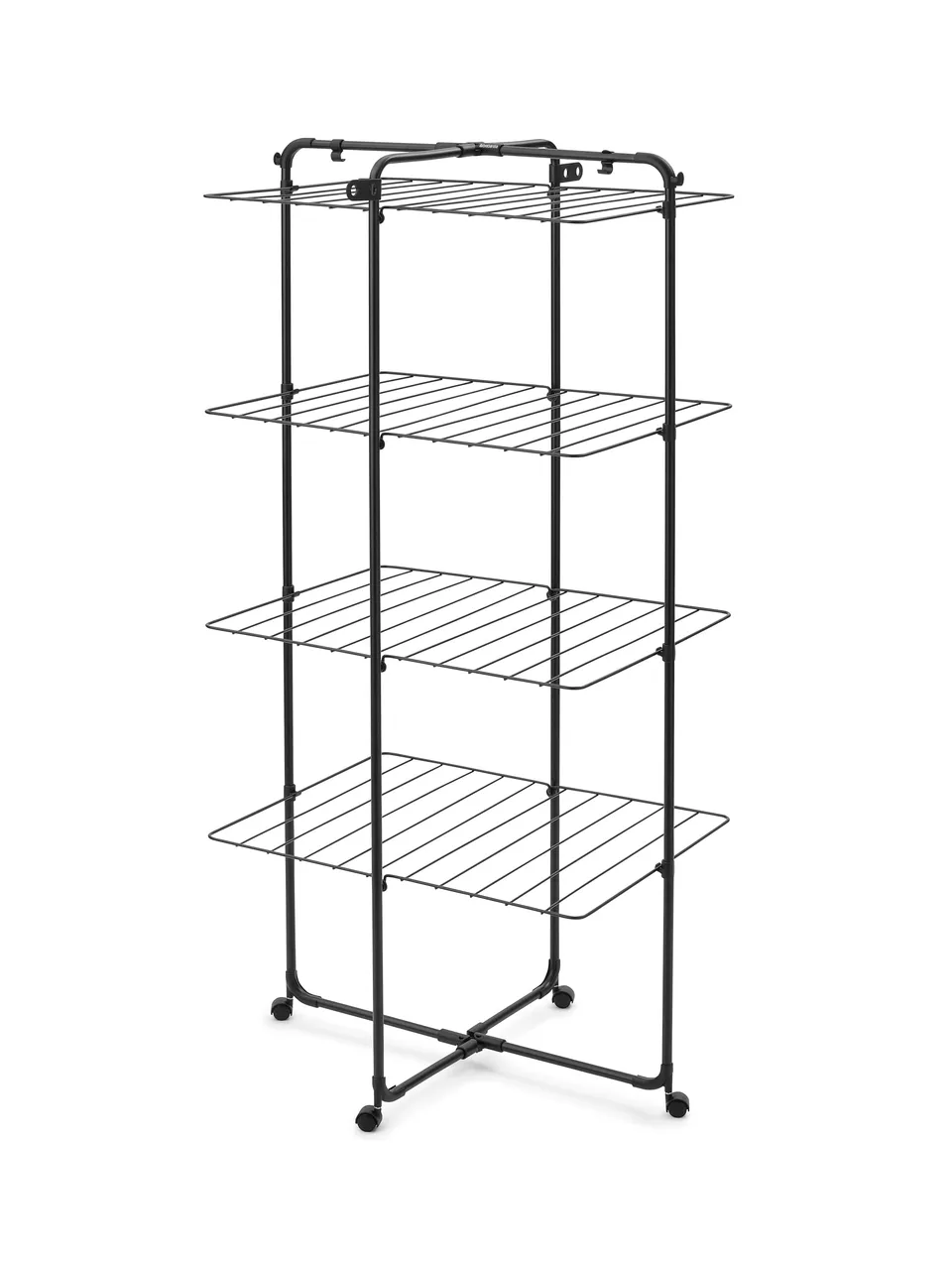 brabantia-hangon-tower-clothes-drying-rack-with-wheels-tall-3-tier-98ft-30m-dryi image 1