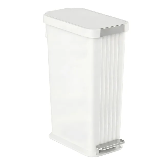 itouchless-softstep-13-2-gallon-50-liter-elongated-step-pedal-kitchen-trash-can- image 1
