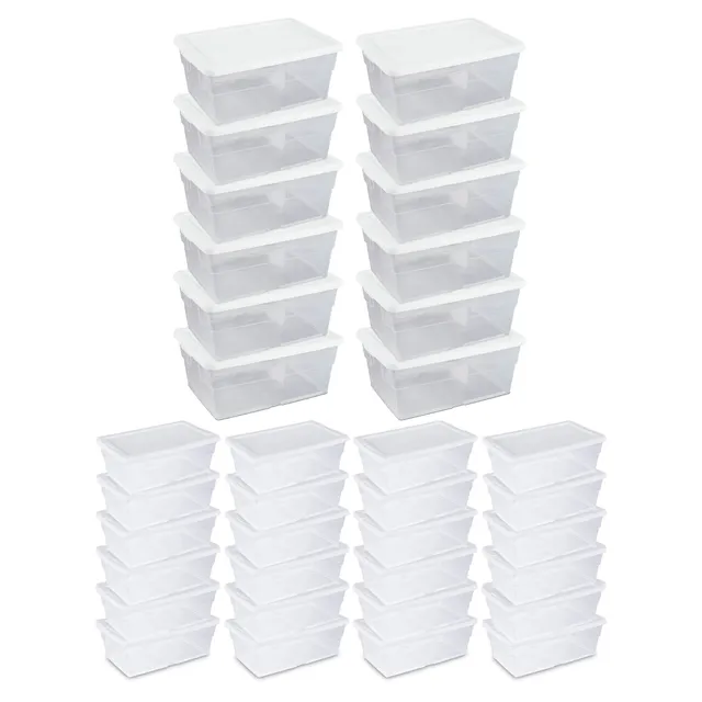sterilite-16-qt-6-qt-clear-plastic-secure-latching-storage-containers-36-pack image 1