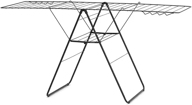 brabantia-hangon-clothes-drying-rack-82ft-25m-matt-black-large-indoor-airer-with image 1