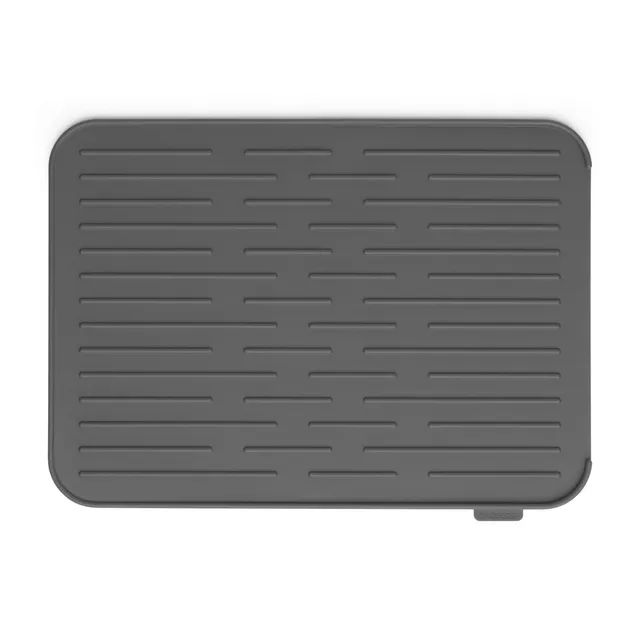 brabantia-sinkside-silicone-dish-drying-mat-dark-gray-non-slip-kitchen-counterto image 1
