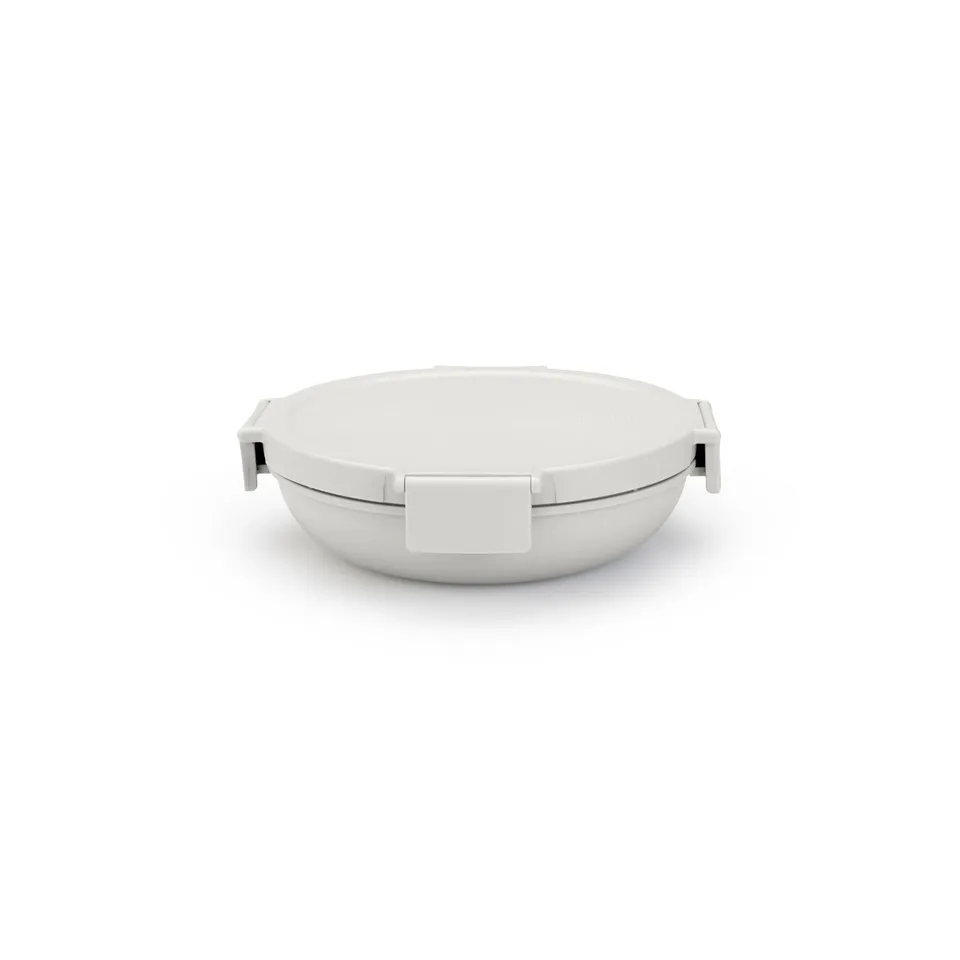brabantia-make-take-lunch-bowl-light-gray-34oz-leakproof-meal-prep-container image 1