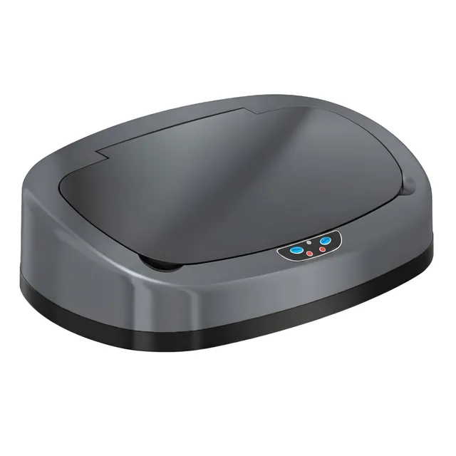 itouchless-replacement-sensor-lid-cover-for-13-gallon-oval-sensor-can-itos13gy-o image 1