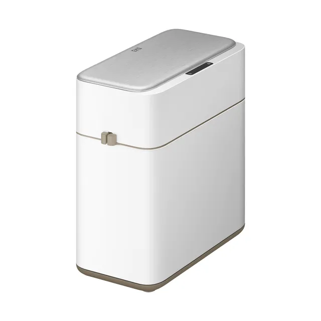 eko-bono-sensor-trash-can-8l-2-1-gallon-automatic-motion-sensor-rechargeable-whi image 1