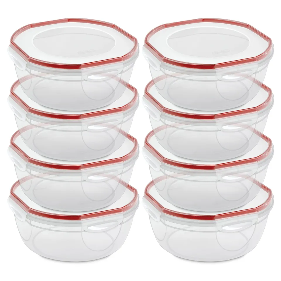sterilite-ultra-seal-multipurpose-4-7-quart-plastic-food-storage-bowl-container- image 1