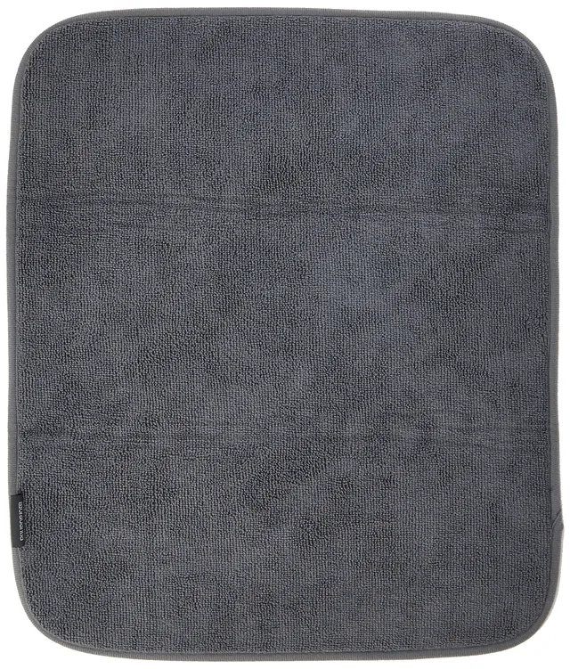 brabantia-sinkside-microfiber-dish-drying-mat-16x19-inches-dark-gray-foldable-ma image 1