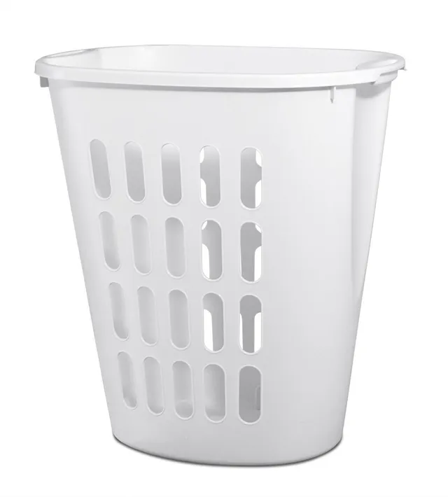 sterilite-open-laundry-hamper-tall-slim-plastic-hamper-for-dirty-clothes-white-6 image 1