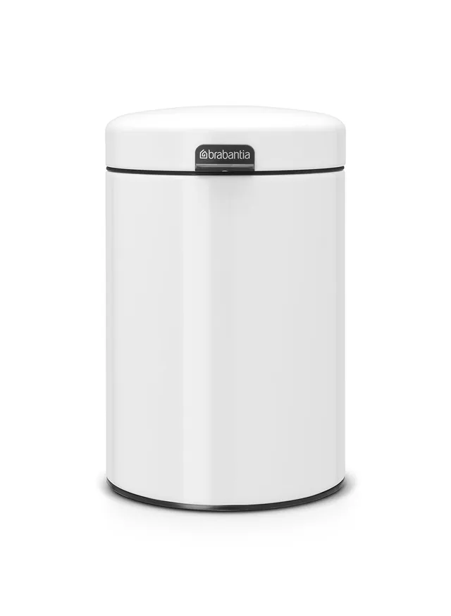 brabantia-newicon-wall-mounted-bin-3-litre-metal-white image 1
