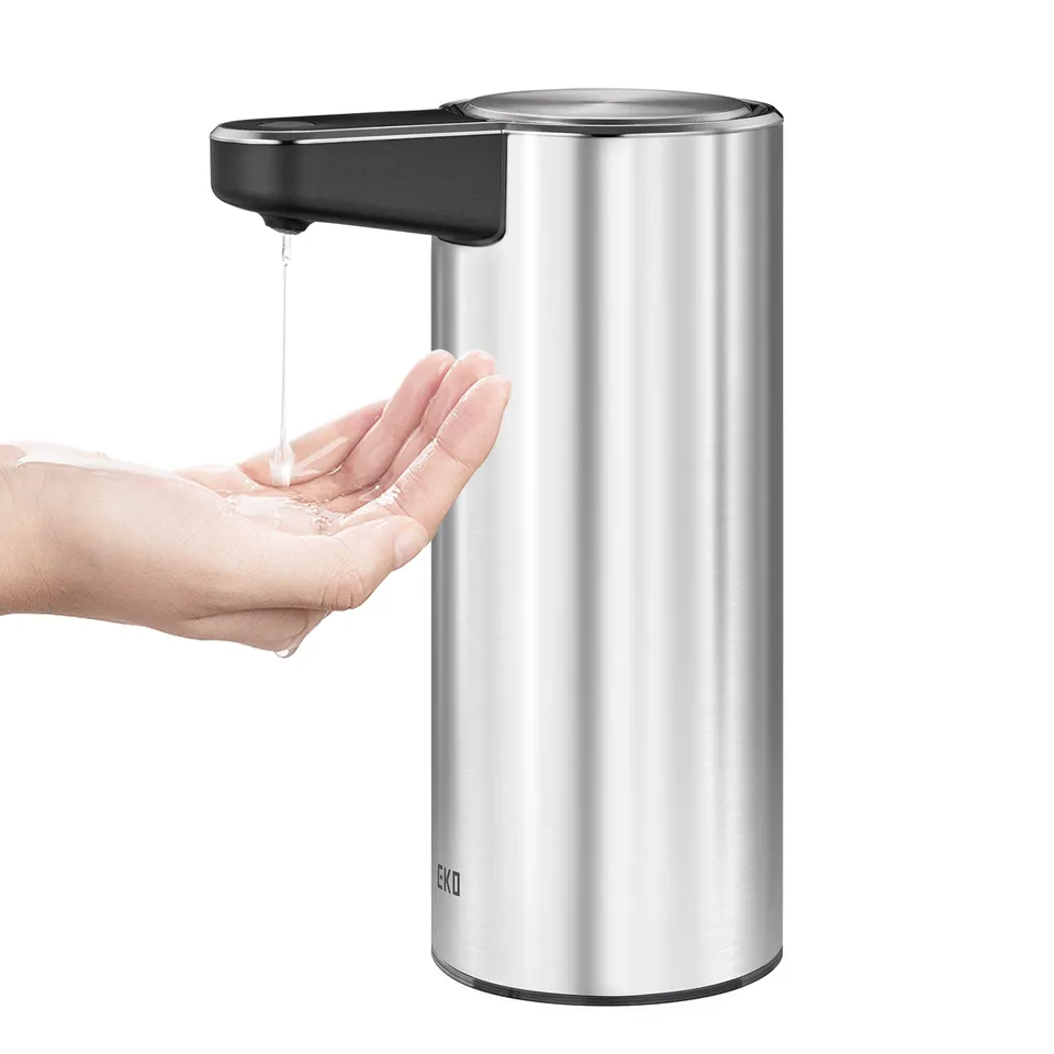 eko-deluxe-aroma-smart-liquid-soap-dispenser-stainless-steel image 1