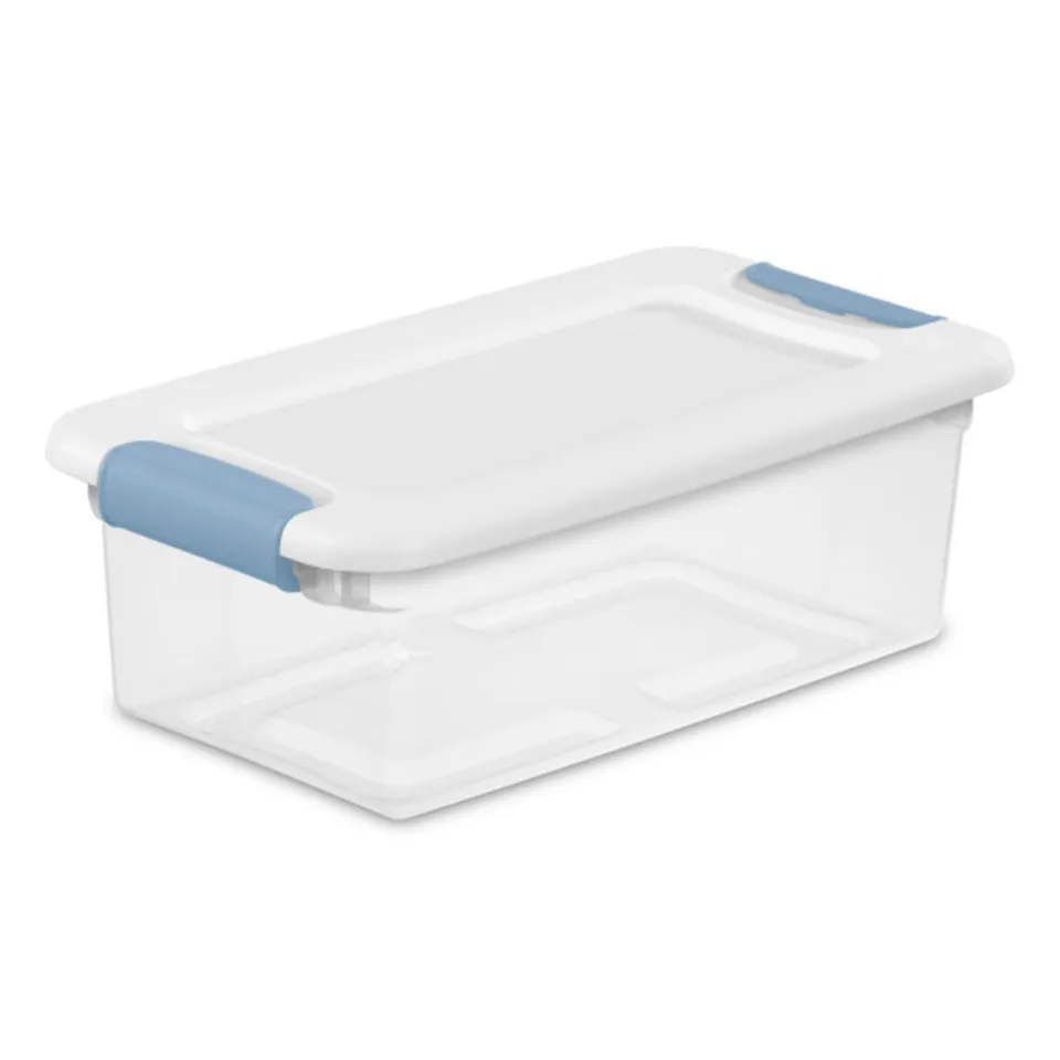 sterilite-36-pack-6-quart-latching-box-with-lids-clear-plastic-storage-bins image 1