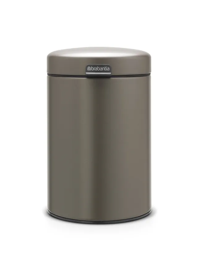 brabantia-wall-mounted-bin-newicon-3-litre-metal-platinum image 1