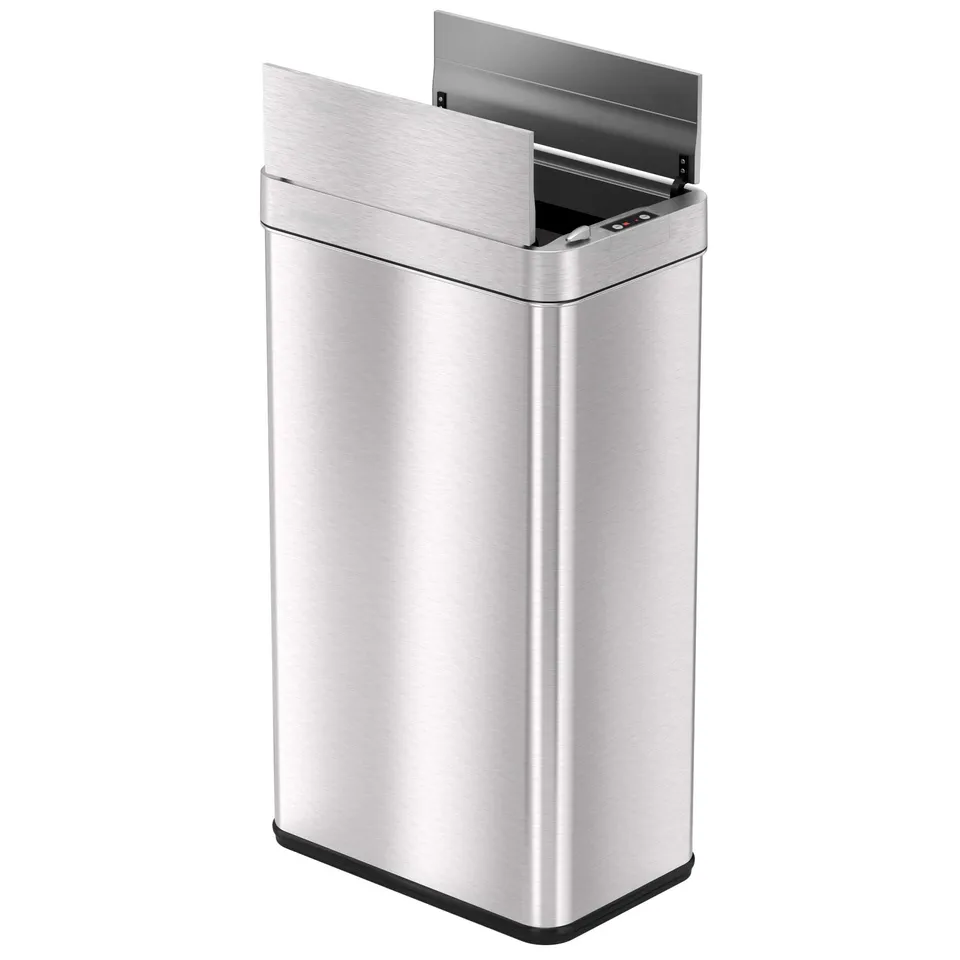 itouchless-68-liter-18-gallon-stainless-steel-wings-open-lid-sensor-kitchen-tras image 1