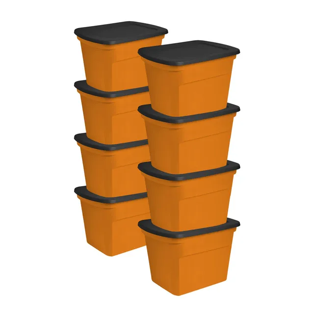 sterilite-18-gal-storage-tote-stackable-bin-with-lid-plastic-container-to-organi image 1