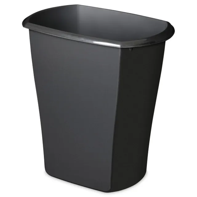 sterilite-10-gallon-ultra-plastic-wastebasket-for-home-bedrooms-kitchens-or-offi image 1