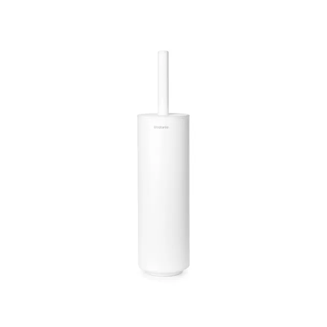 brabantia-mindset-toilet-brush-holder-mineral-fresh-white-bristle-brush-wall-mou image 1