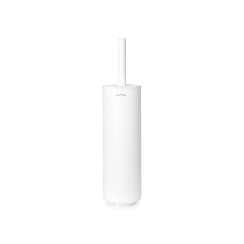 brabantia-mindset-toilet-brush-holder-mineral-fresh-white-bristle-brush-wall-mou image 1