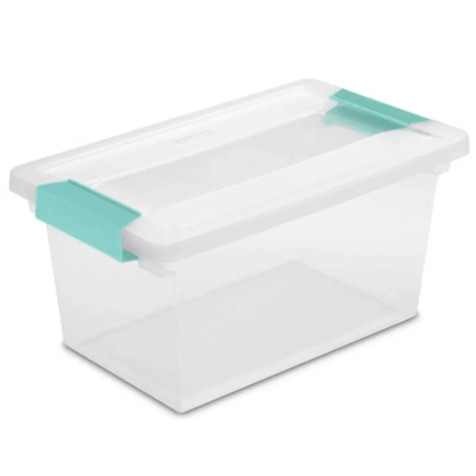 sterilite-medium-clip-storage-box-container-with-latching-lid-24-pack-for-home-o image 1