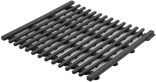brabantia-extendable-dish-drying-mat-dark-gray-silicone-heat-resistant-kitchen-m image 1