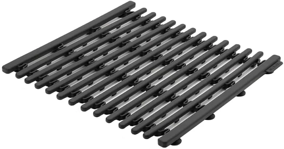 brabantia-extendable-dish-drying-mat-dark-gray-silicone-heat-resistant-kitchen-m image 1