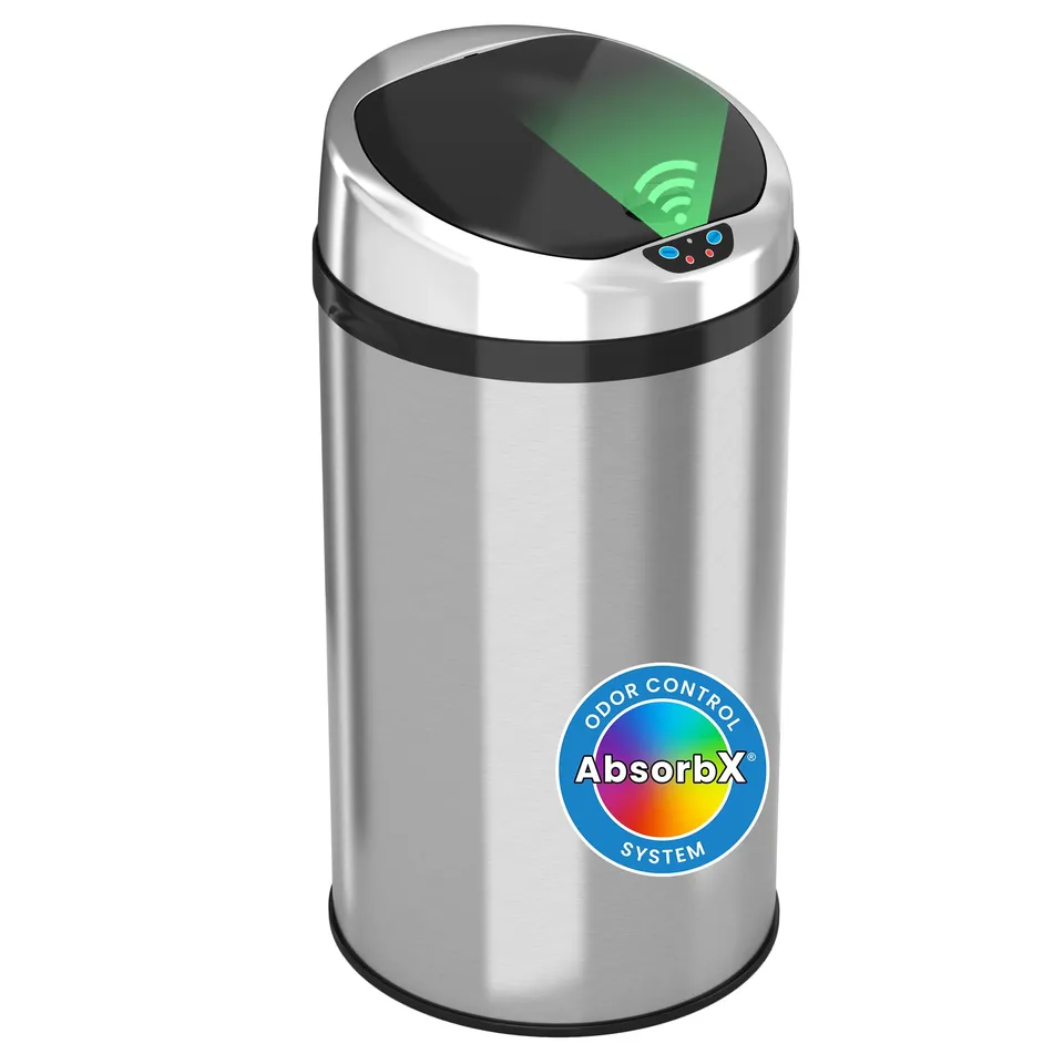 itouchless-8-gallon-touchless-sensor-kitchen-trash-can-with-odor-control-system- image 1