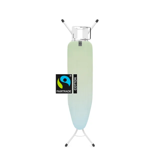 brabantia-compact-ironing-board-with-steam-iron-rest-size-a-fairtrade-cover-adju image 1