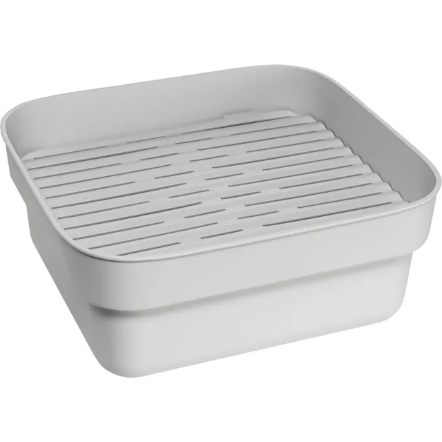 brabantia-sinkside-washing-up-bowl-with-removable-draining-tray-light-gray-fits- image 1