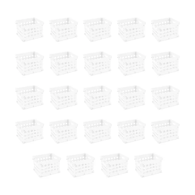 sterilite-stackable-mini-storage-crate-with-handles-white-24-pack image 1