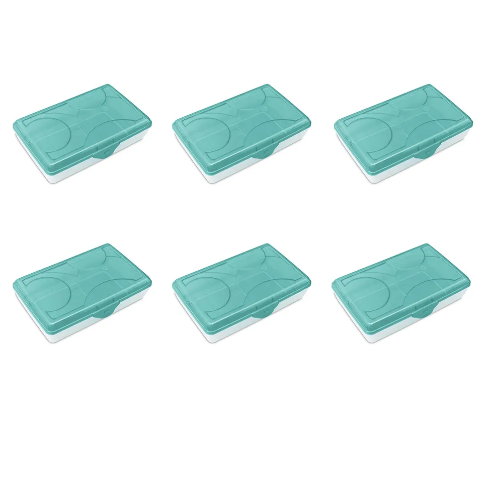 sterilite-supply-box-stackable-plastic-small-storage-container-with-snap-lid-mol image 1