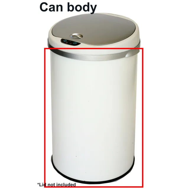 itouchless-mt08rw-white-trash-can-body-replacement-part image 1