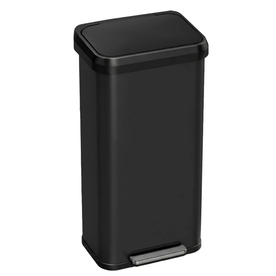 itouchless-softstep-exp-20-gallon-75-liter-matte-black-stainless-steel-step-peda image 1
