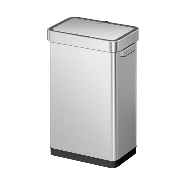 eko-deluxe-mirage-t-50-liter-13-gallon-motion-sensor-trash-can-matte-stainless-s image 1