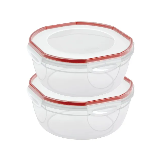 sterilite-ultra-seal-8-1-qt-bowl-large-airtight-food-storage-container-with-latc image 1
