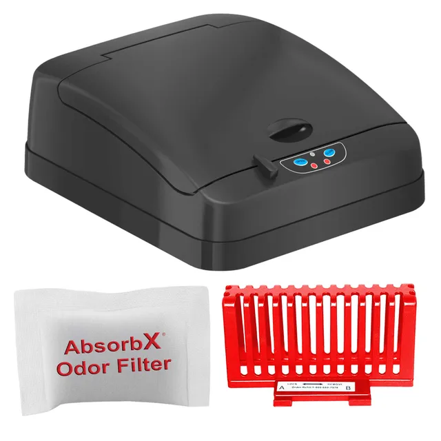 itouchless-sensor-lid-cover-and-absorbx-odor-filter-bundle-for-dzt-model-trash-c image 1