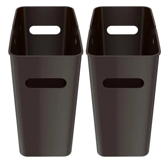 itouchless-slimgiant-4-2-gallon-16-liter-slim-trash-can-with-handles-2-pack-moch image 1