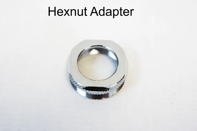 itouchless-silver-hexnut-adapter-for-ezf003c-touch-free-ez-faucet-replacement-pa image 1