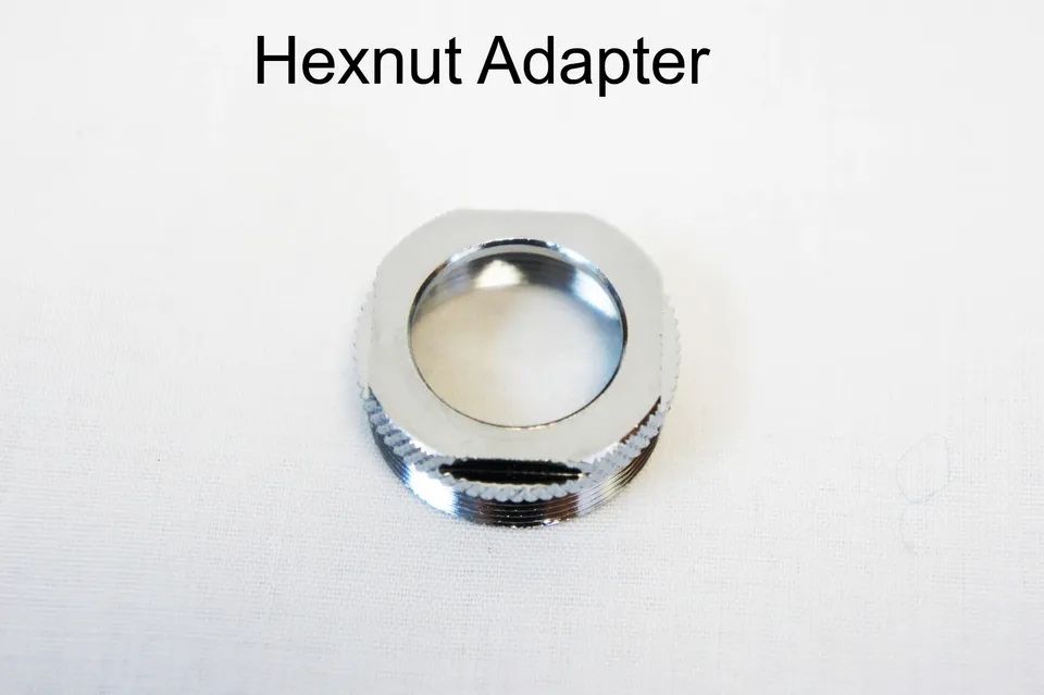 itouchless-silver-hexnut-adapter-for-ezf003c-touch-free-ez-faucet-replacement-pa image 1