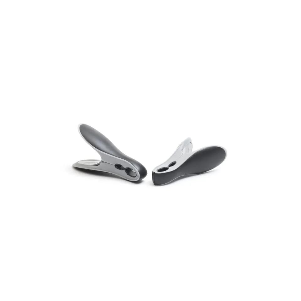 brabantia-smart-clothespins-set-of-8-black-gray-no-rust-strong-grip-large-openin image 1