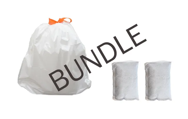 itouchless-40-premium-trash-bags-for-13-gallon-cans-and-2-activated-carbon-filte image 1