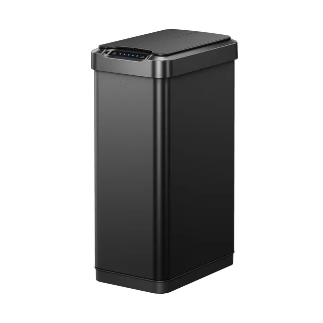 eko-phantom-t-50l-13-2-gal-sensor-can-with-dual-wing-lid-matte-black image 1
