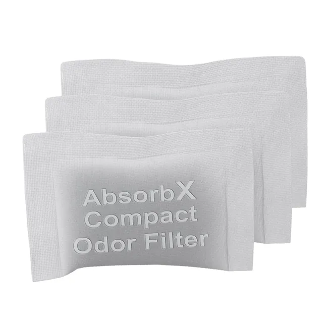 itouchless-absorbx-compact-odor-filters-3-pack-natural-activated-carbon-replacem image 1