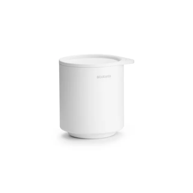 brabantia-mindset-bathroom-storage-pot-with-lid-mineral-fresh-white-cotton-pad-j image 1