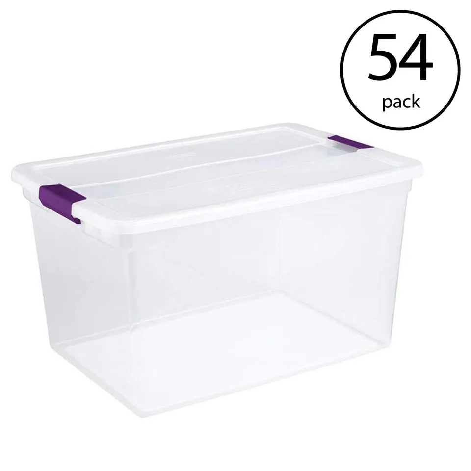 sterilite-clearview-66-quart-multipurpose-storage-container-with-latching-lid-54 image 1