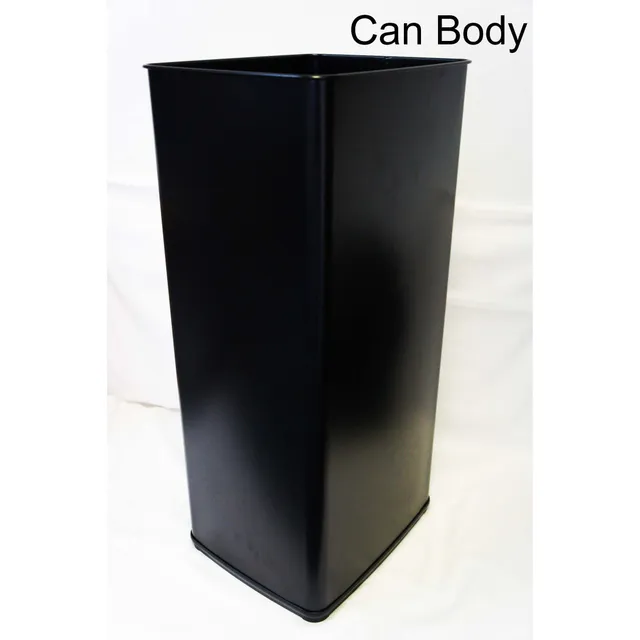 itouchless-black-trash-can-body-for-it14sb-sliding-lid-trash-can image 1