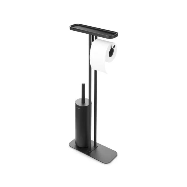 brabantia-mindset-toilet-butler-freestanding-all-in-one-bathroom-accessory-set-m image 1