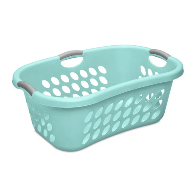 sterilite-ultra-hiphold-laundry-basket-6-pack-1-25-bushel-portable-plastic-hampe image 1